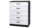 Mode Piano Five Drawer Chest