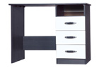 Mode Piano Three Drawer Bedside Table