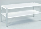 Novello TV Unit with High Gloss White Finish