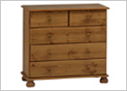 Richmond Antique Pine Bedroom Set