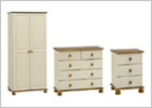 Richmond Creme Pine Bedroom Set