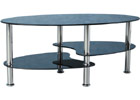 Cara Black Glass Coffee Table