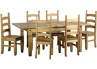 Corona Extending Dining Set - Extended