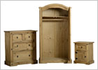 Corona Trio Bedroom Set - Inside Wardrobe