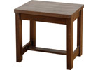 Eclipse Dressing Table Stool - Walnut Finish