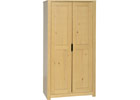 Eclipse Two Door Wardrobe - Oak Finish