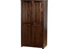 Eclipse Two Door Wardrobe - Walnut Finish