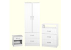 Polar Bedroom Set - White Finish