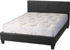 Prado Double Bed - Black PVC