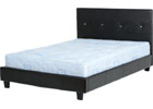Tiffany Double Bed - Black PU