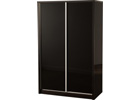 Charisma Two Door Slider Wardrobe - Black Gloss