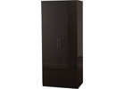 Charisma Two Door Wardrobe - Black Gloss