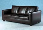 Espresso Brown Three Seater Sofa-in-a-Box