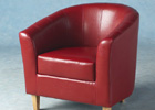 Rustic Red Tempo Tub Chair