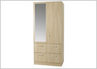 Two Drawer Combi With Mirror