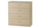 Four Drawer Chest With Woodle Handles